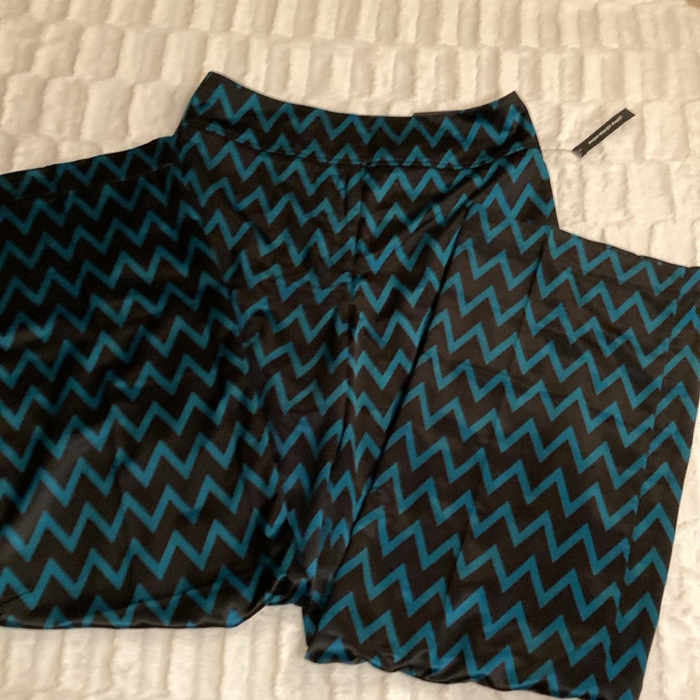 Colorful soft silky women’s dress pants size 8 x 32 high waist